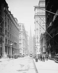 Wall St. und Trinity Church, New York, N.Y., 1903